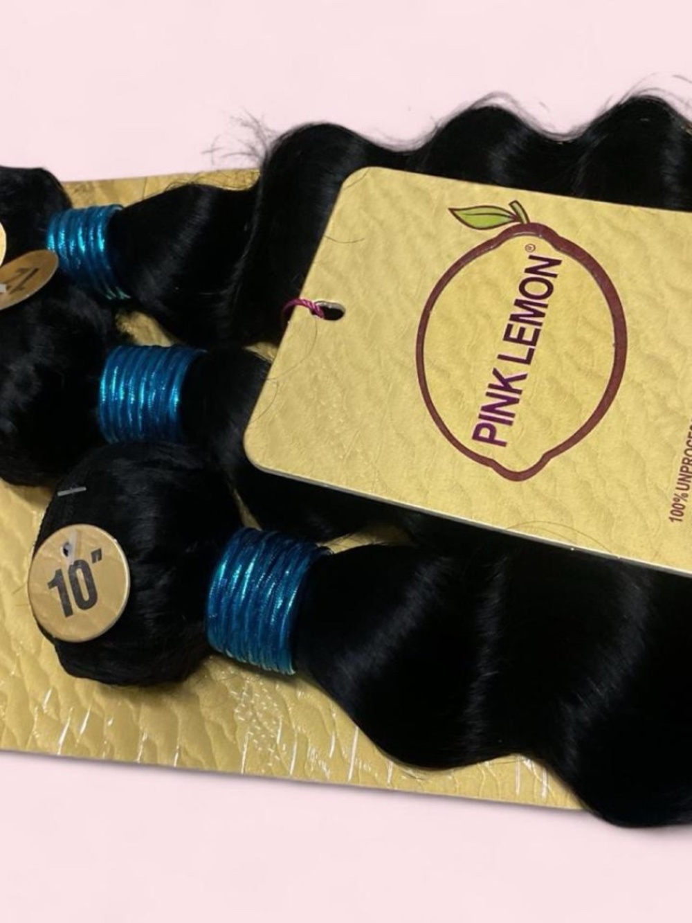 Pink Lemon 100% Human Hair Bundles - Picture 2 of 5